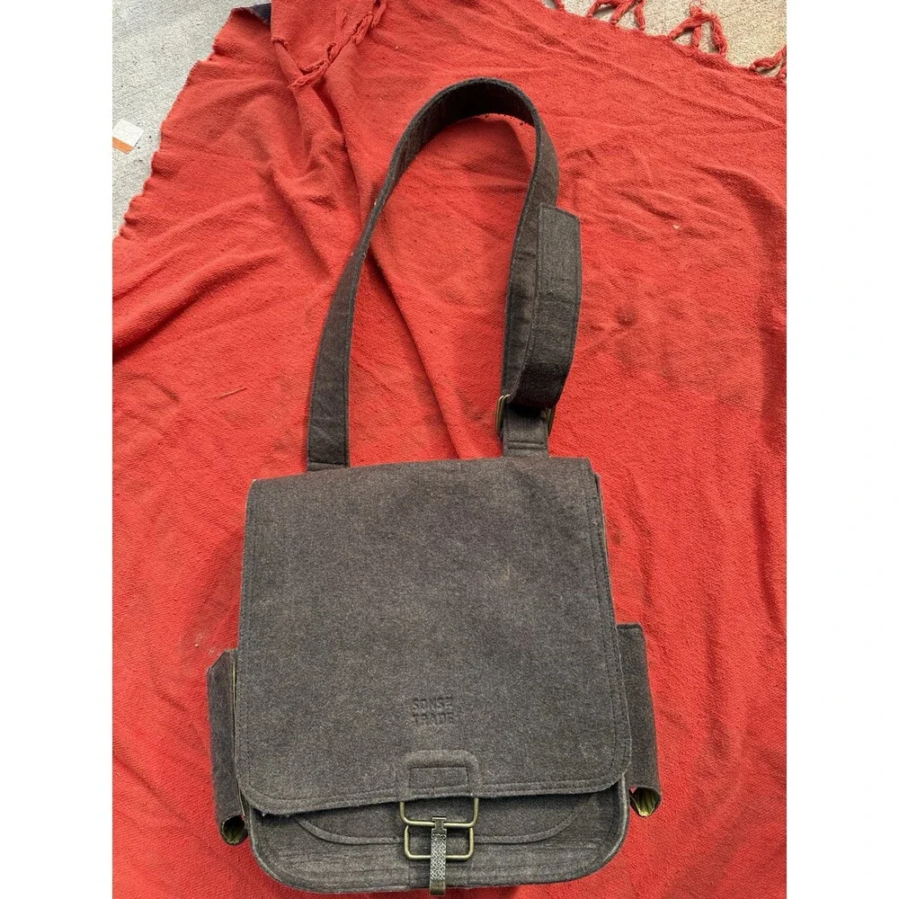 Sons of Trade Wool Canvas Diaper Bag Messenger Shoulder Bag Unisex